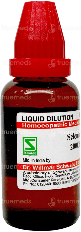 Dr Willmar Schwabe Selenium 200ch Dilution 30ml