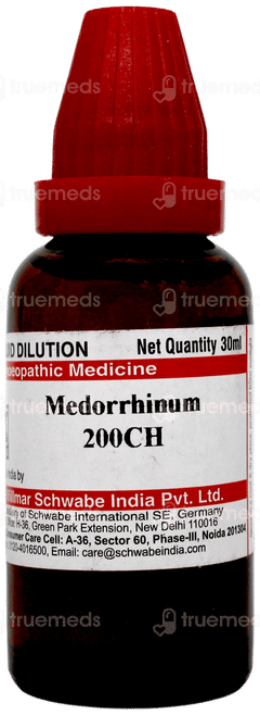 Dr Willmar Schwabe Medorrhinum 200ch Dilution 30ml