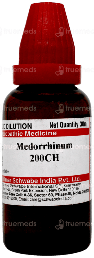 Dr Willmar Schwabe Medorrhinum 200ch Dilution 30ml