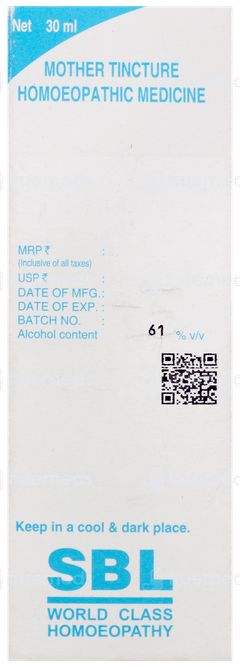 Sbl Dioscorea Villosa Q Mother Tincture 30Ml Sbl Dioscorea Villosa Q Mother Tincture 30Ml