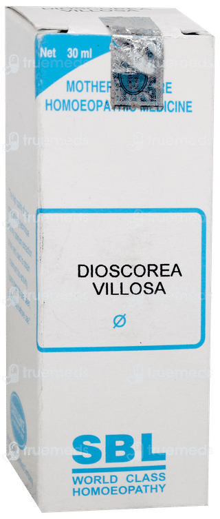 Sbl Dioscorea Villosa Q Mother Tincture 30Ml
