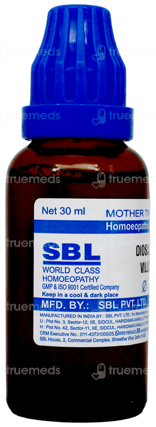 Sbl Dioscorea Villosa Q Mother Tincture 30Ml