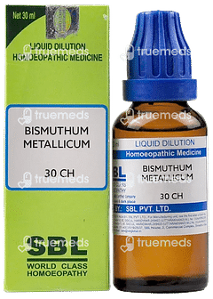 Sbl Bismuthum Metallicum 30 Ch Dilution 30 ML