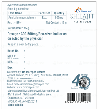 Dr Morepen Shilajit 15gm