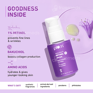 Plum Bakuchiol & Retinol 1% Serum 30ml