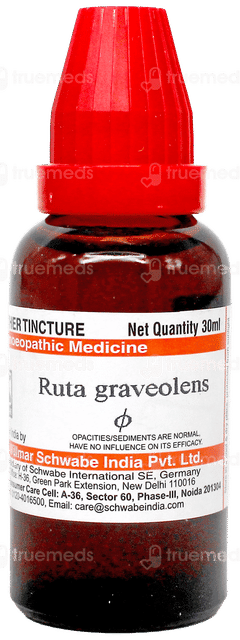 Dr Willmar Schwabe Ruta Graveolens Q Mother Tincture 30Ml Dr Willmar Schwabe Ruta Graveolens Q Mother Tincture 30Ml