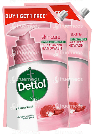 Dettol Skincare Liquid Handwash Refill Pack 675 ML Buy 1 Get 1 Free