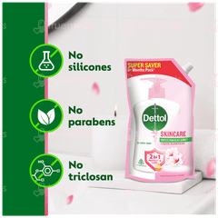 Dettol Skincare Liquid Handwash Refill Pack 675 ML Buy 1 Get 1 Free
