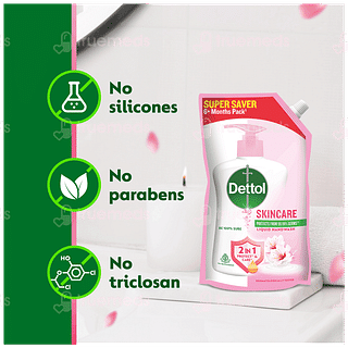 Dettol Skincare Liquid Handwash Refill Pack 675 ML Buy 1 Get 1 Free