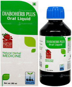 Sbl Diaboherb Plus New Strawberry Flavour Liquid 180Ml