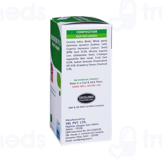 Sbl Diaboherb Plus New Strawberry Flavour Liquid 180ml