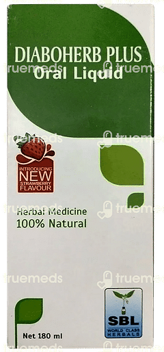 Sbl Diaboherb Plus Strawberry Oral Liquid 180 ML Sbl Diaboherb Plus Strawberry Oral Liquid 180 ML