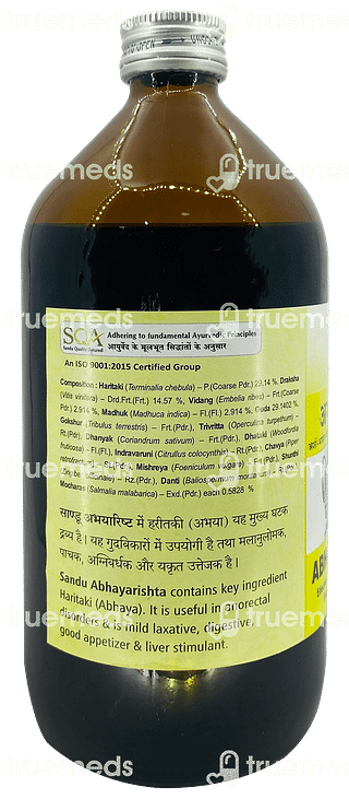 Sandu Abhayarishta Liquid 450ml