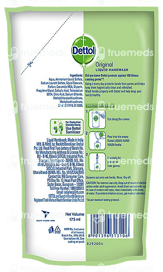 Dettol Original Handwash Liquid Refill 175ml