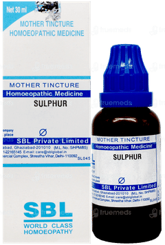 Sbl Sulphur Q Mother Tincture 30ml
