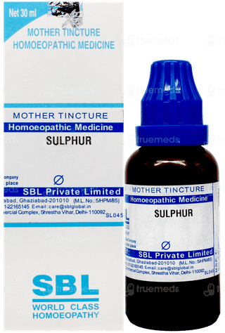 Sbl Sulphur Q Mother Tincture 30ml
