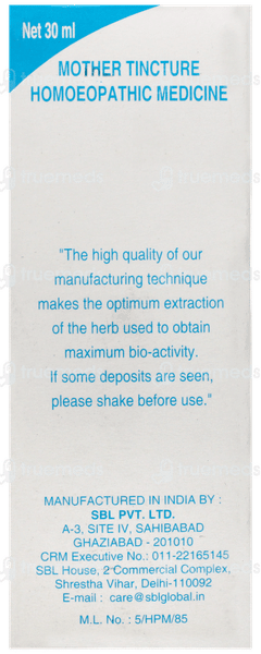Sbl Sulphur Q Mother Tincture 30ml