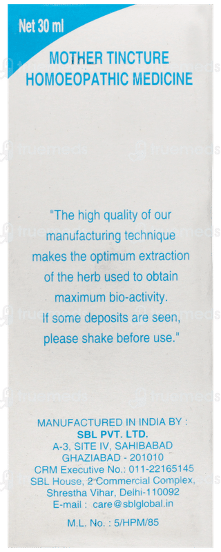 Sbl Sulphur Q Mother Tincture 30ml