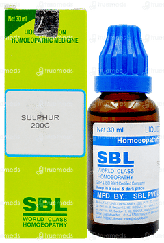 Sbl Sulphur 200c Dilution 30ml