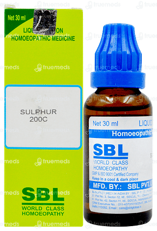 Sbl Sulphur 200c Dilution 30ml