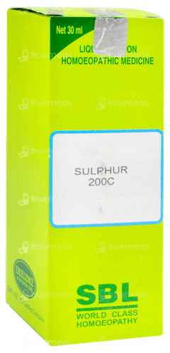 Sbl Sulphur 200c Dilution 30ml