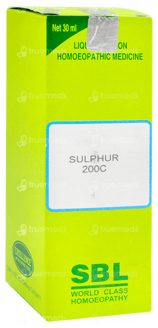 Sbl Sulphur 200c Dilution 30ml