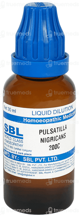 Sbl Pulsatilla Nigricans 200c Dilution 30ml