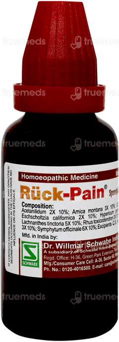 Dr Willmar Schwabe Ruck Pain 30ml
