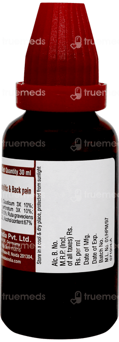 Dr Willmar Schwabe Ruck Pain 30ml