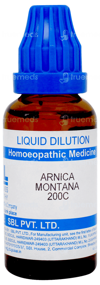 Sbl Arnica Montana 200c Dilution 30ml