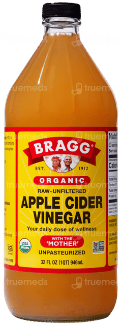 Bragg Organic Raw Unfiltered Apple Cider Vinegar 946Ml