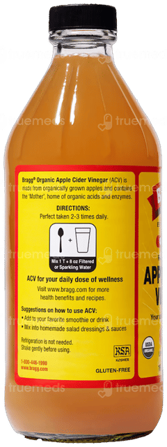 Bragg Organic Raw Unfiltered Apple Cider Vinegar 946Ml