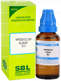 Sbl Arsenicum Album 30c Dilution 30ml Sbl Arsenicum Album 30c Dilution 30ml