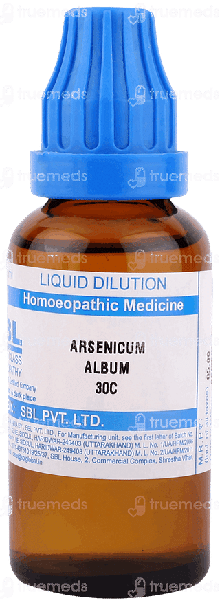 Sbl Arsenicum Album 30c Liquid Dilution 30ml