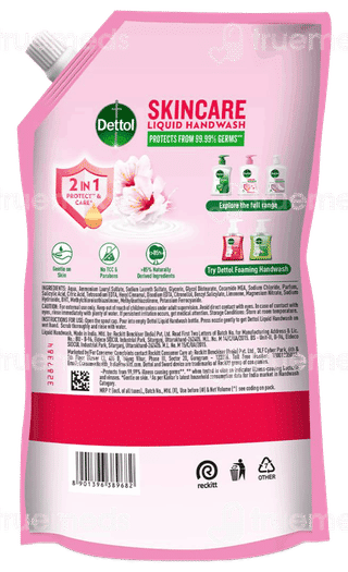 Dettol Skincare Everyday Protection Refill Handwash 675Ml