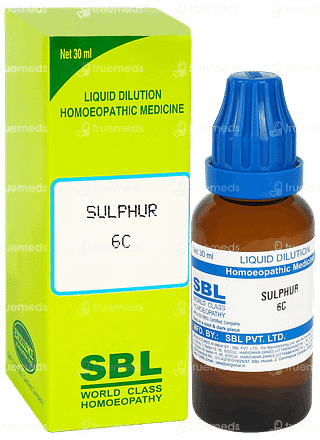 Sbl Sulphur 6c Dilution 30ml