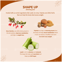 Sri Sri Tattva Shape Up No Added Sugar Slimming Juice 1l