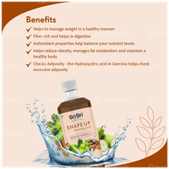 Sri Sri Tattva Shape Up No Added Sugar Slimming Juice 1l