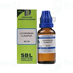 Sbl Lycopodium Clavatum 30c Dilution 30ml Sbl Lycopodium Clavatum 30c Dilution 30ml