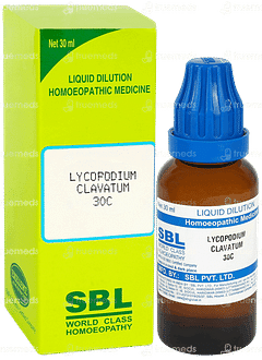 Sbl Lycopodium Clavatum 30c Dilution 30ml