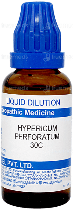 Sbl Hypericum Perforatum 30c Dilution 30ml