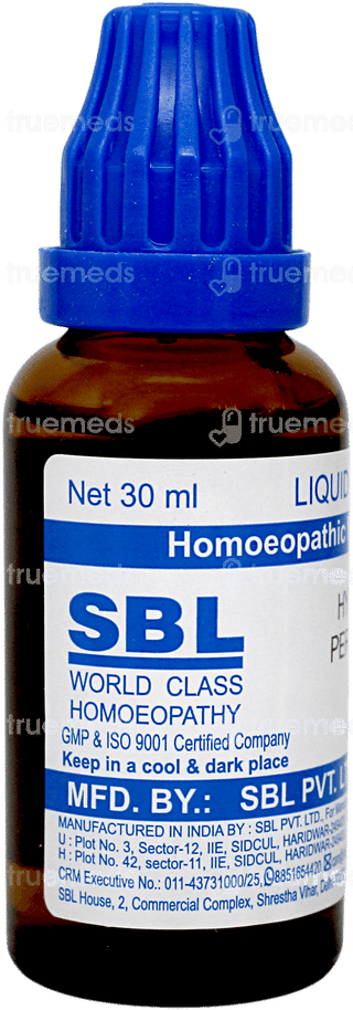 Sbl Hypericum Perforatum 30c Dilution 30ml