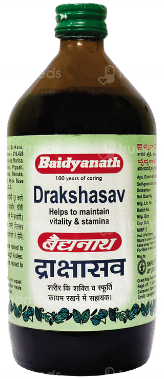Baidyanath Drakshasava Special 450ml