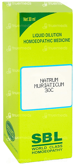 Sbl Natrum Muriaticum 30c Dilution 30ml