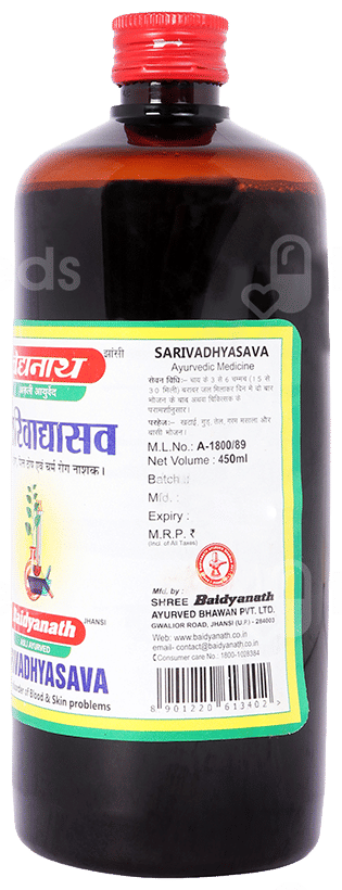 Baidyanath Sarivadhyasava Liquid 450Ml