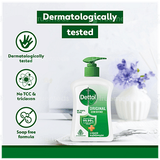 Dettol Original Liquid Handwash 200ml With Sensitive Liquid Refill 175ml Free