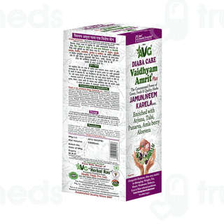 Avg Diaba Care Vaidhyam Amrit Plus Sugar Free 1000ml