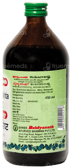Baidyanath Kutajarishta Liquid 450 ML