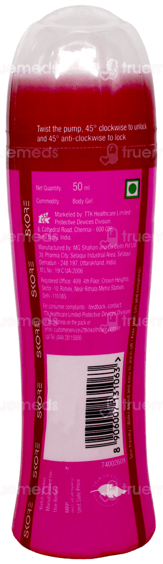 Skore Strawberry Flavoured Lube 50Ml