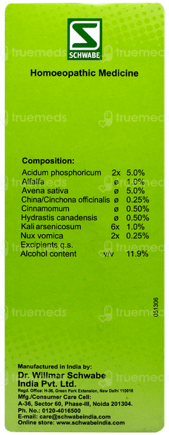 Dr Willmar Schwabe Alfalfa Sugar Free Tonic 100ml Dr Willmar Schwabe Alfalfa Sugar Free Tonic 100ml